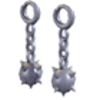 Ball and Chain Earrings  - Common from Halloween 2023